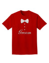 Tuxedo - Groom Adult Dark T-Shirt-Mens T-Shirt-TooLoud-Red-Small-Davson Sales