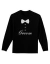 Tuxedo - Groom Adult Long Sleeve Dark T-Shirt-TooLoud-Black-Small-Davson Sales