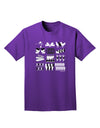 Twelve Days of Christmas Adult Dark T-Shirt-Mens T-Shirt-TooLoud-Purple-Small-Davson Sales