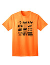 Twelve Days of Christmas Adult T-Shirt-unisex t-shirt-TooLoud-Neon-Orange-Small-Davson Sales