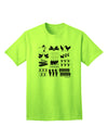 Twelve Days of Christmas Adult T-Shirt-unisex t-shirt-TooLoud-Neon-Green-Small-Davson Sales