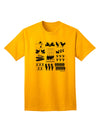 Twelve Days of Christmas Adult T-Shirt-unisex t-shirt-TooLoud-Gold-Small-Davson Sales