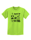 Twelve Days of Christmas Childrens T-Shirt-Childrens T-Shirt-TooLoud-Lime-Green-X-Small-Davson Sales