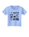 Twelve Days of Christmas Toddler T-Shirt-Toddler T-Shirt-TooLoud-Aquatic-Blue-2T-Davson Sales