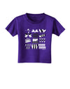 Twelve Days of Christmas Toddler T-Shirt Dark-Toddler T-Shirt-TooLoud-Purple-2T-Davson Sales