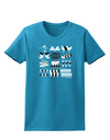 Twelve Days of Christmas Womens Dark T-Shirt-TooLoud-Turquoise-X-Small-Davson Sales