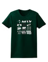 Twelve Days of Christmas Womens Dark T-Shirt-TooLoud-Forest-Green-Small-Davson Sales