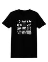 Twelve Days of Christmas Womens Dark T-Shirt-TooLoud-Black-X-Small-Davson Sales