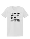 Twelve Days of Christmas Womens T-Shirt-Womens T-Shirt-TooLoud-White-X-Small-Davson Sales