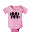 Twelve Drummers Drumming Baby Romper Bodysuit-Baby Romper-TooLoud-Pink-06-Months-Davson Sales