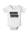 Twelve Drummers Drumming Baby Romper Bodysuit-Baby Romper-TooLoud-White-06-Months-Davson Sales