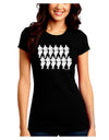 Twelve Drummers Drumming Juniors Crew Dark T-Shirt-T-Shirts Juniors Tops-TooLoud-Black-Juniors Fitted Small-Davson Sales