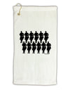 Twelve Drummers Drumming Micro Terry Gromet Golf Towel 11&#x22;x19-Golf Towel-TooLoud-White-Davson Sales