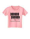 Twelve Drummers Drumming Text Toddler T-Shirt-Toddler T-Shirt-TooLoud-Candy-Pink-2T-Davson Sales