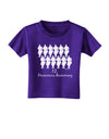 Twelve Drummers Drumming Text Toddler T-Shirt Dark-Toddler T-Shirt-TooLoud-Purple-2T-Davson Sales