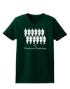 Twelve Drummers Drumming Text Womens Dark T-Shirt-TooLoud-Forest-Green-Small-Davson Sales