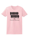 Twelve Drummers Drumming Text Womens T-Shirt-Womens T-Shirt-TooLoud-PalePink-X-Small-Davson Sales