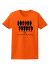 Twelve Drummers Drumming Text Womens T-Shirt-Womens T-Shirt-TooLoud-Orange-X-Small-Davson Sales