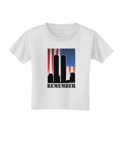 Twin Towers Remember Toddler T-Shirt-Toddler T-Shirt-TooLoud-White-2T-Davson Sales