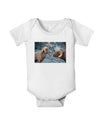 Two Bighorn Rams Baby Romper Bodysuit-Baby Romper-TooLoud-White-06-Months-Davson Sales