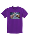 Two Bighorn Rams Childrens Dark T-Shirt-Childrens T-Shirt-TooLoud-Purple-X-Small-Davson Sales