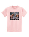 Two Bighorn Rams Text Childrens T-Shirt-Childrens T-Shirt-TooLoud-PalePink-X-Small-Davson Sales