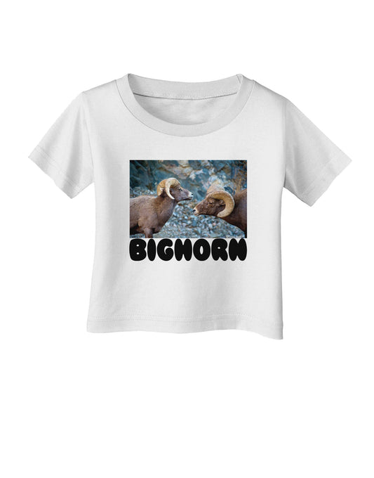 Two Bighorn Rams Text Infant T-Shirt-Infant T-Shirt-TooLoud-White-06-Months-Davson Sales