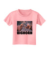 Two Bighorn Rams Text Toddler T-Shirt-Toddler T-Shirt-TooLoud-Candy-Pink-2T-Davson Sales