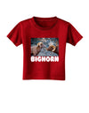 Two Bighorn Rams Text Toddler T-Shirt Dark-Toddler T-Shirt-TooLoud-Red-2T-Davson Sales