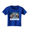 Two Bighorn Rams Text Toddler T-Shirt Dark-Toddler T-Shirt-TooLoud-Royal-Blue-2T-Davson Sales