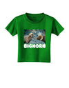 Two Bighorn Rams Text Toddler T-Shirt Dark-Toddler T-Shirt-TooLoud-Clover-Green-2T-Davson Sales