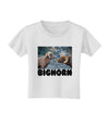 Two Bighorn Rams Text Toddler T-Shirt-Toddler T-Shirt-TooLoud-White-2T-Davson Sales