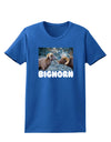 Two Bighorn Rams Text Womens Dark T-Shirt-TooLoud-Royal-Blue-X-Small-Davson Sales