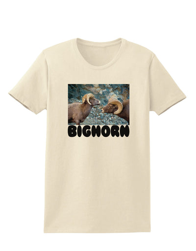 Two Bighorn Rams Text Womens T-Shirt-Womens T-Shirt-TooLoud-Natural-X-Small-Davson Sales