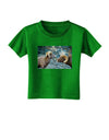 Two Bighorn Rams Toddler T-Shirt Dark-Toddler T-Shirt-TooLoud-Clover-Green-2T-Davson Sales