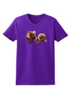 Two Majestic Bighorn Rams Womens Dark T-Shirt-TooLoud-Purple-X-Small-Davson Sales