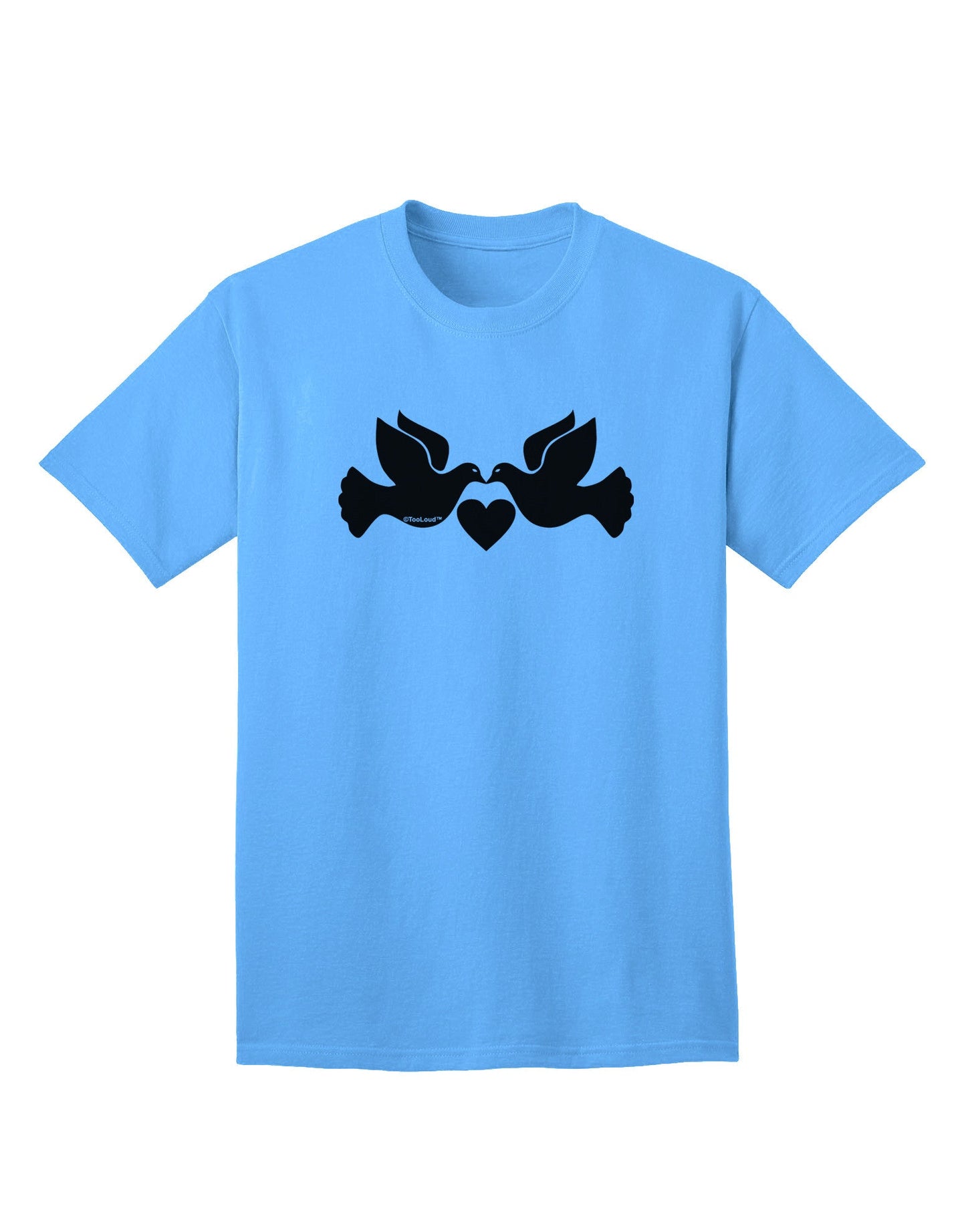 Two Turtle Doves: Premium Adult T-Shirt Collection-Mens T-shirts-TooLoud-Aquatic-Blue-Small-Davson Sales