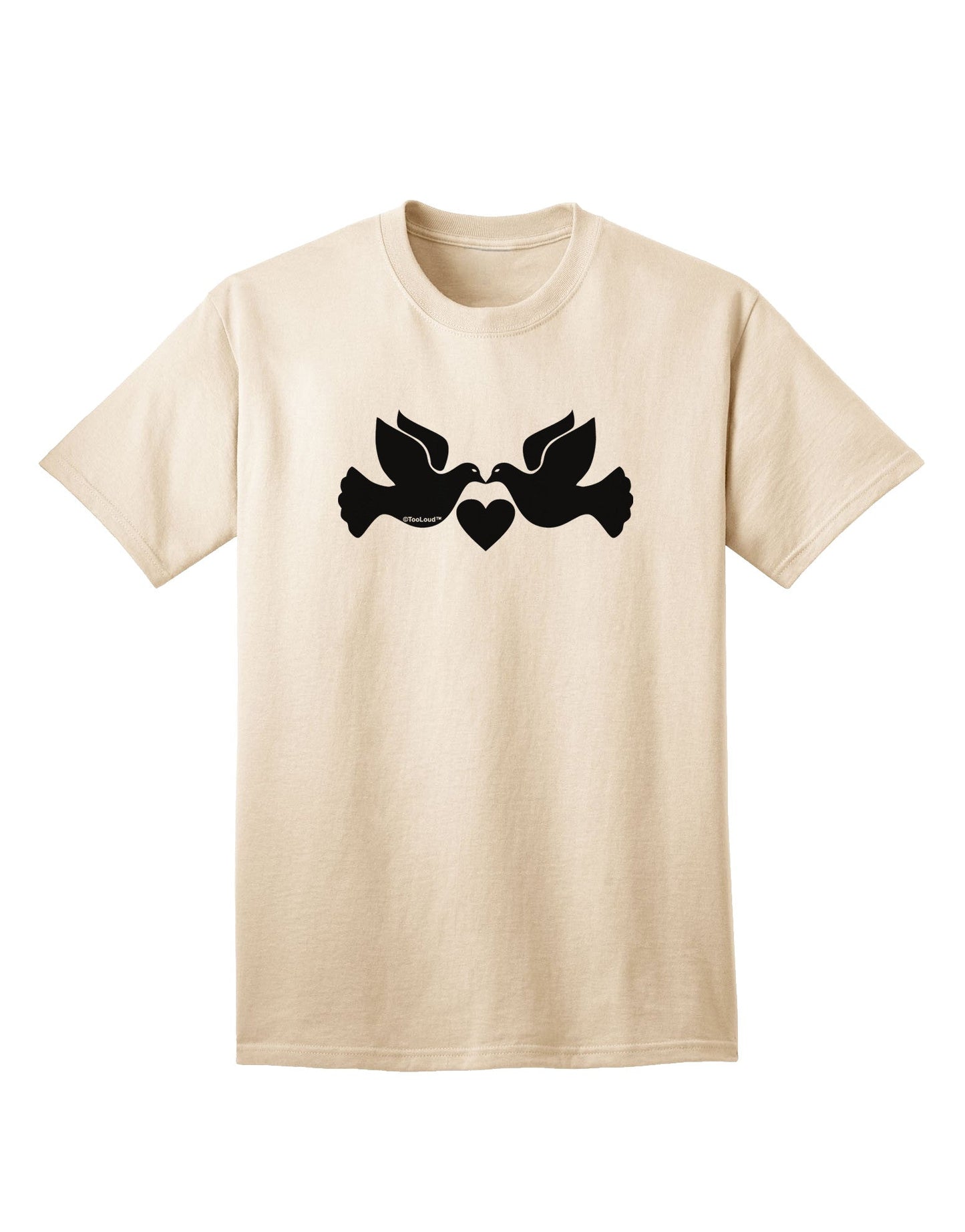 Two Turtle Doves: Premium Adult T-Shirt Collection-Mens T-shirts-TooLoud-Natural-Small-Davson Sales
