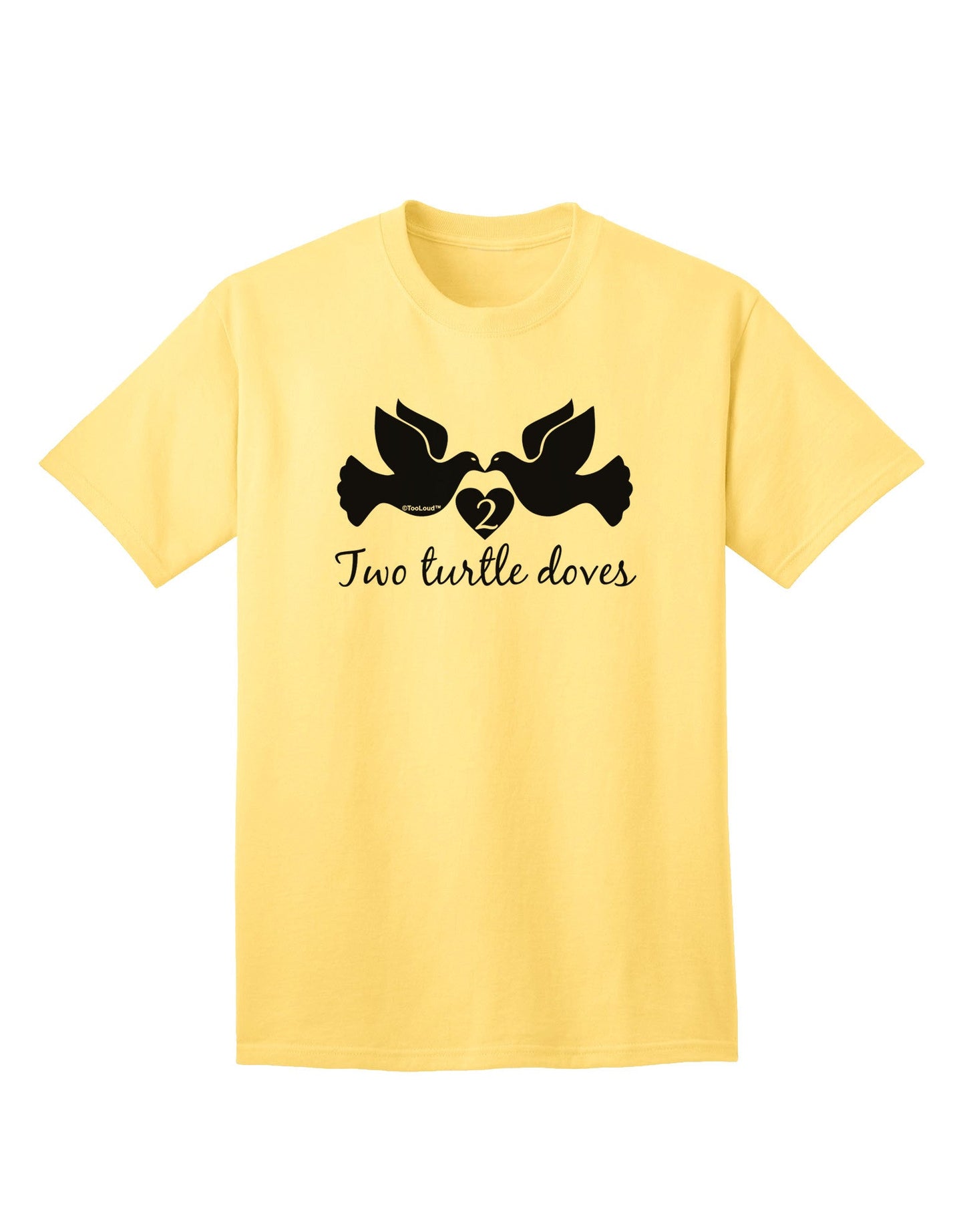 Two Turtle Doves - Premium Adult Text T-Shirt Collection-Mens T-shirts-TooLoud-Yellow-Small-Davson Sales