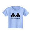 Two Turtle Doves Text Toddler T-Shirt-Toddler T-Shirt-TooLoud-Aquatic-Blue-2T-Davson Sales