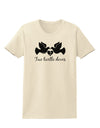 Two Turtle Doves Text Womens T-Shirt-Womens T-Shirt-TooLoud-Natural-X-Small-Davson Sales