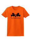 Two Turtle Doves Text Womens T-Shirt-Womens T-Shirt-TooLoud-Orange-X-Small-Davson Sales