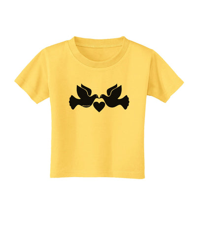 Two Turtle Doves Toddler T-Shirt-Toddler T-Shirt-TooLoud-Yellow-2T-Davson Sales