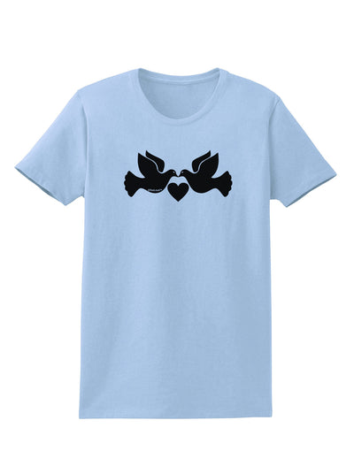 Two Turtle Doves Womens T-Shirt-Womens T-Shirt-TooLoud-Light-Blue-X-Small-Davson Sales