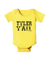 Tyler Y'all - Southwestern Style Baby Romper Bodysuit-Baby Romper-TooLoud-Yellow-06-Months-Davson Sales