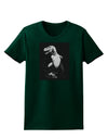 Tyrannosaurus Rex Design - Grayscale Womens Dark T-Shirt by TooLoud-Womens T-Shirt-TooLoud-Forest-Green-Small-Davson Sales