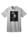 Tyrannosaurus Rex Design - Sophisticated Grayscale Adult T-Shirt by TooLoud-Mens T-shirts-TooLoud-AshGray-Small-Davson Sales