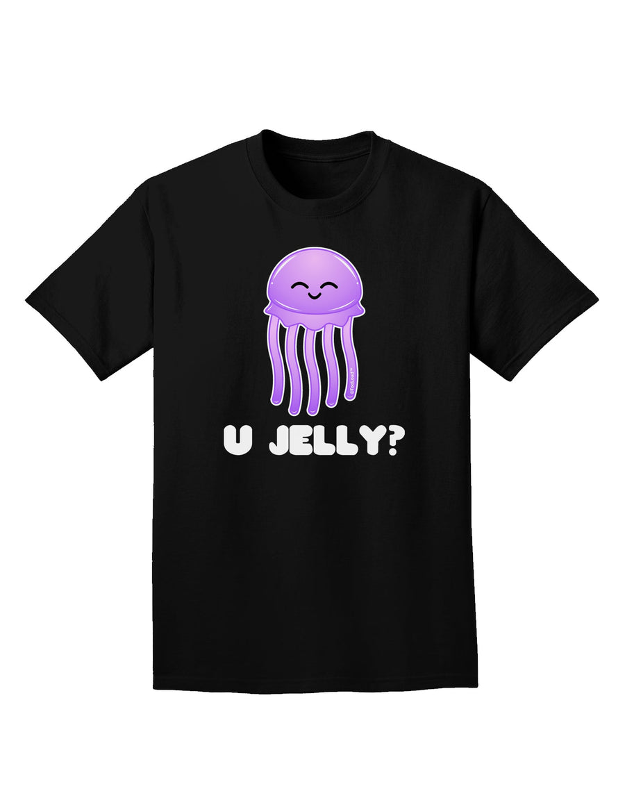 U Jelly Cute Jellyfish Adult Dark T-Shirt by TooLoud-Mens T-Shirt-TooLoud-Purple-Small-Davson Sales