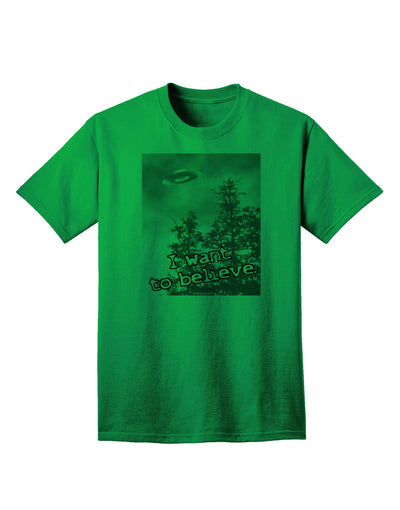 UFO Adult T-Shirt by TooLoud: Embrace the Extraterrestrial Enigma-Mens T-shirts-TooLoud-Kelly-Green-Small-Davson Sales