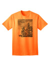 UFO Adult T-Shirt by TooLoud: Embrace the Extraterrestrial Enigma-Mens T-shirts-TooLoud-Neon-Orange-Small-Davson Sales